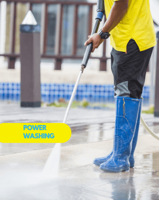 Pressure washing driveway cleaning Sarasota property